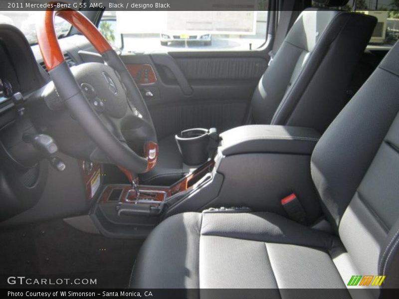  2011 G 55 AMG designo Black Interior