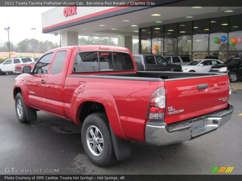 Barcelona Red Metallic / Graphite Gray 2011 Toyota Tacoma PreRunner Access Cab