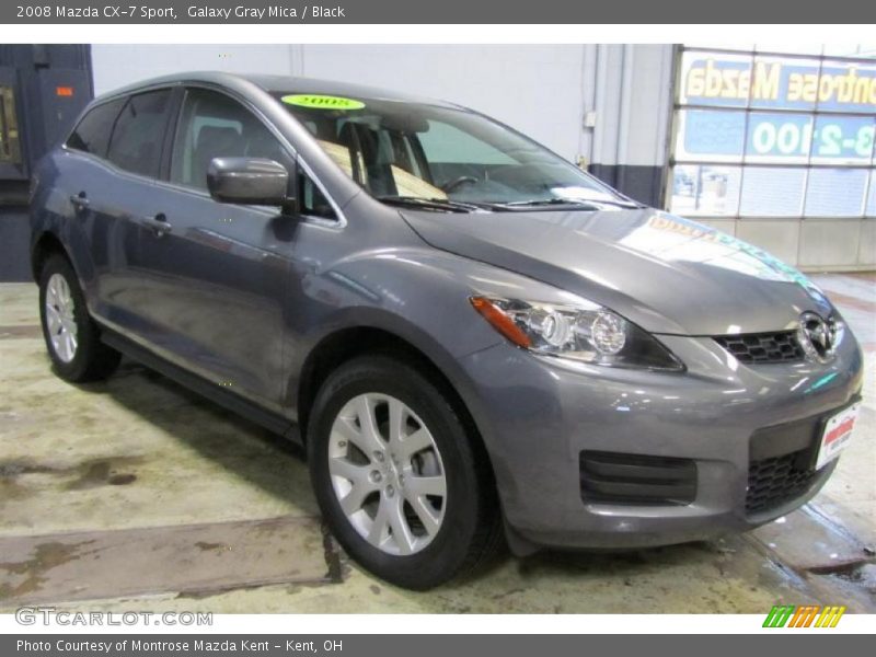 Galaxy Gray Mica / Black 2008 Mazda CX-7 Sport