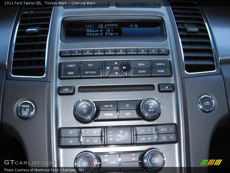 Tuxedo Black / Charcoal Black 2011 Ford Taurus SEL