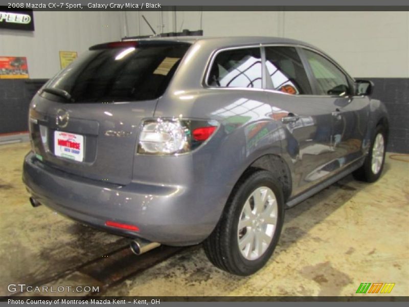 Galaxy Gray Mica / Black 2008 Mazda CX-7 Sport