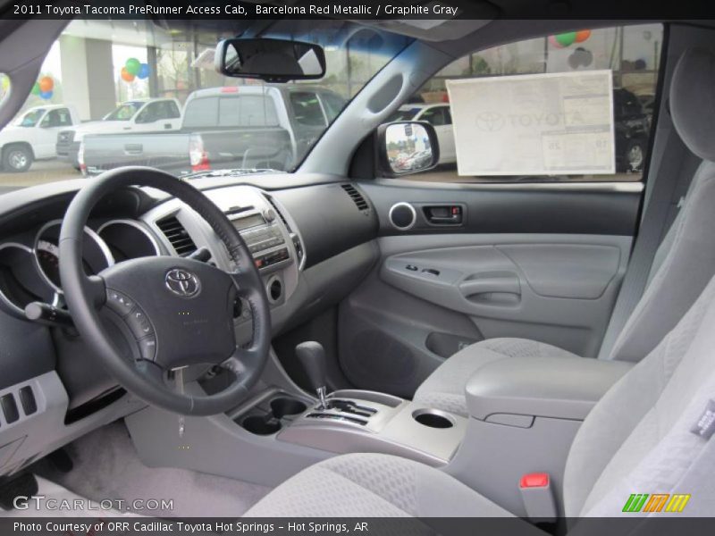  2011 Tacoma PreRunner Access Cab Graphite Gray Interior