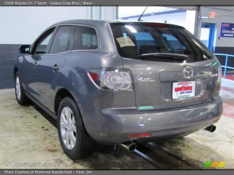 Galaxy Gray Mica / Black 2008 Mazda CX-7 Sport