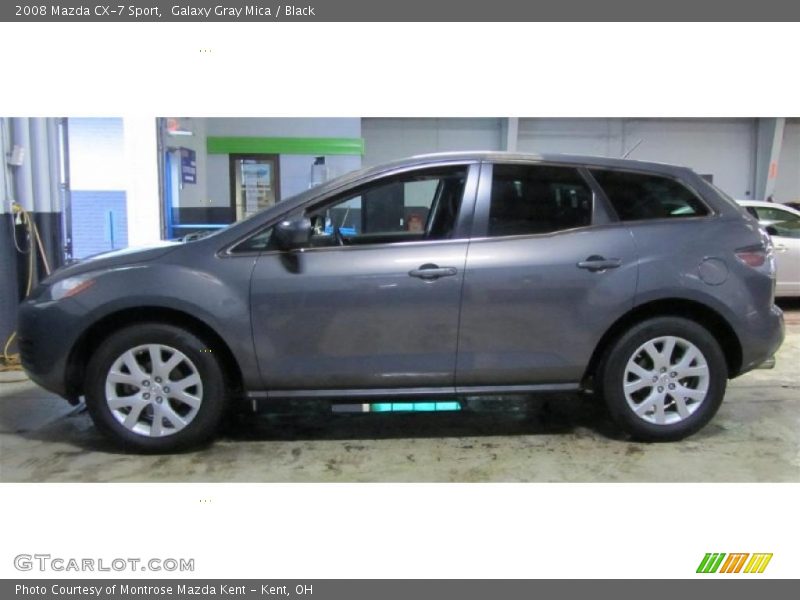 Galaxy Gray Mica / Black 2008 Mazda CX-7 Sport