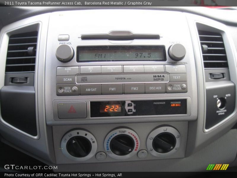 Controls of 2011 Tacoma PreRunner Access Cab