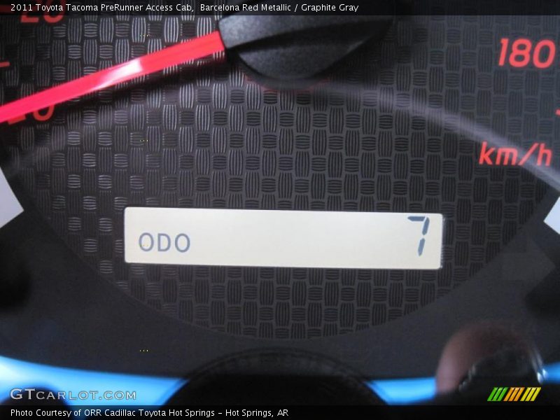 Barcelona Red Metallic / Graphite Gray 2011 Toyota Tacoma PreRunner Access Cab