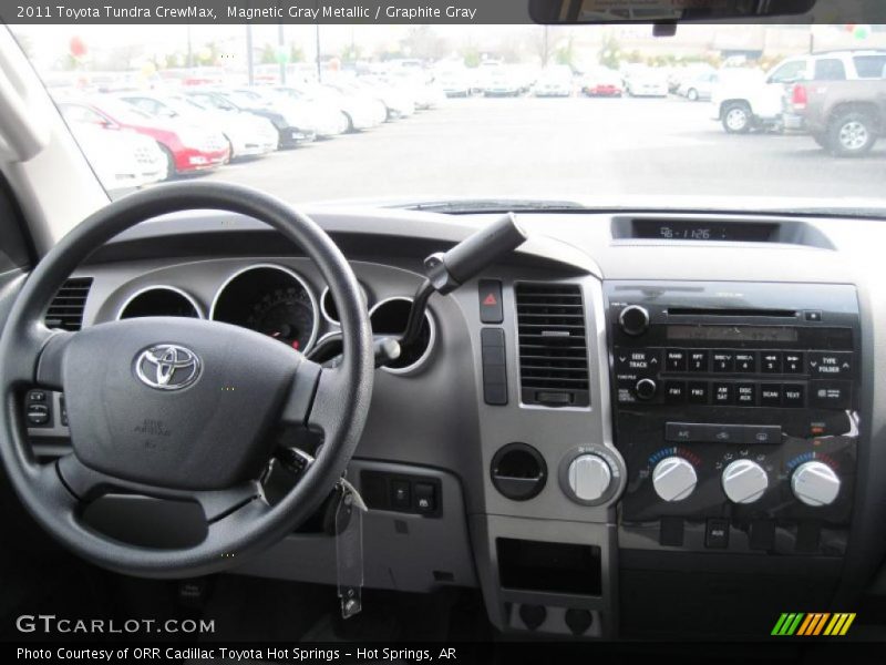 Magnetic Gray Metallic / Graphite Gray 2011 Toyota Tundra CrewMax