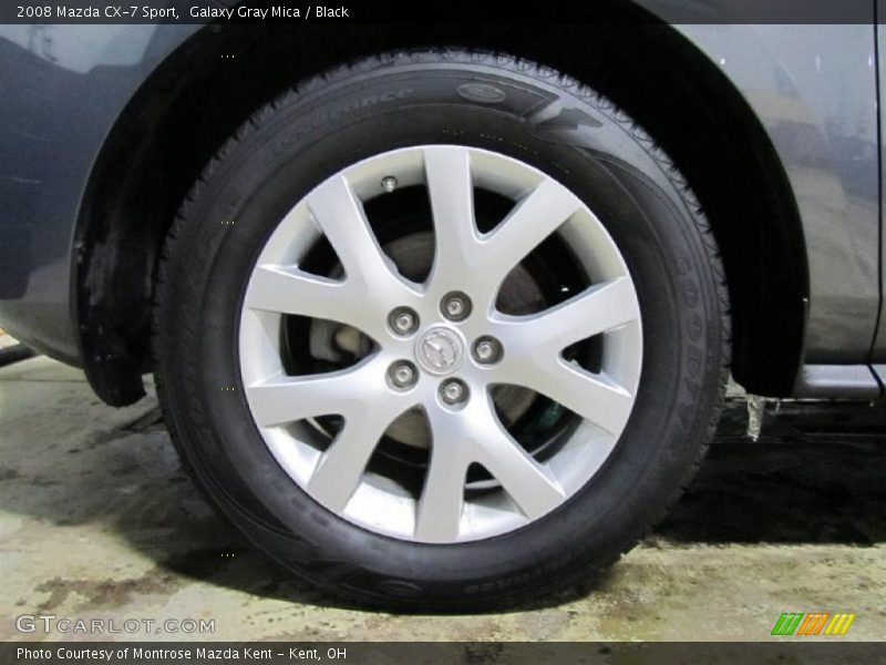 Galaxy Gray Mica / Black 2008 Mazda CX-7 Sport