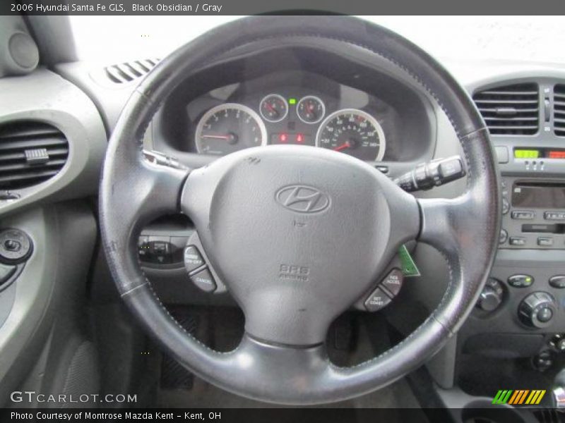Black Obsidian / Gray 2006 Hyundai Santa Fe GLS