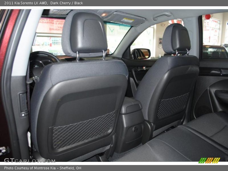 Dark Cherry / Black 2011 Kia Sorento LX AWD