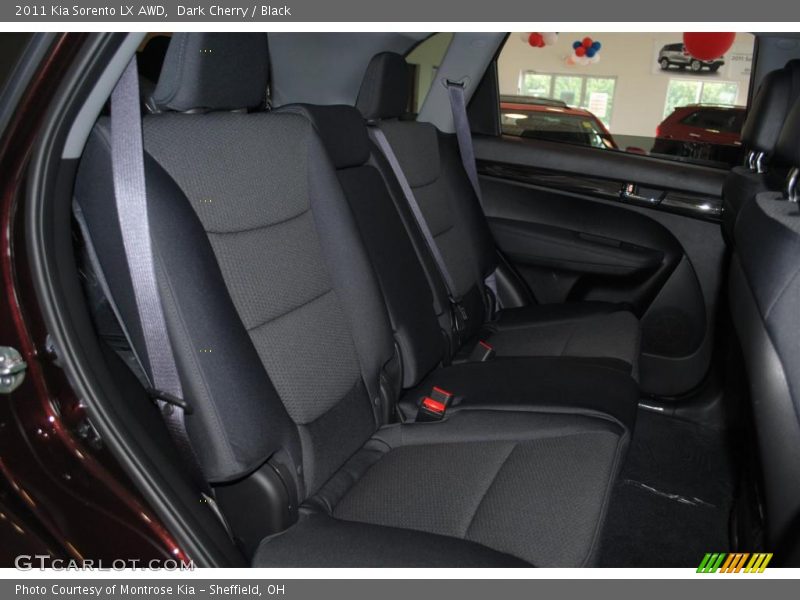 Dark Cherry / Black 2011 Kia Sorento LX AWD
