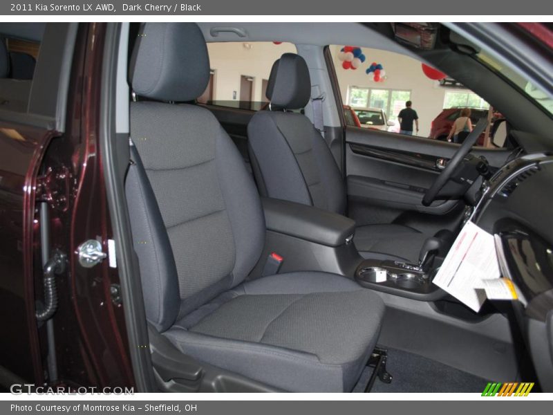 Dark Cherry / Black 2011 Kia Sorento LX AWD