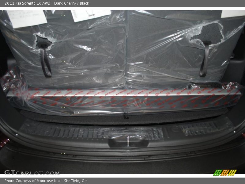 Dark Cherry / Black 2011 Kia Sorento LX AWD