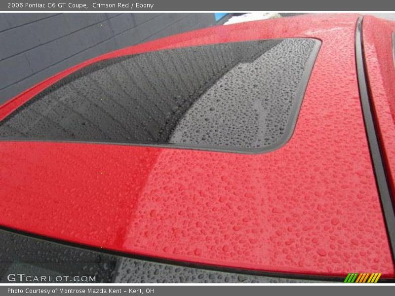 Crimson Red / Ebony 2006 Pontiac G6 GT Coupe