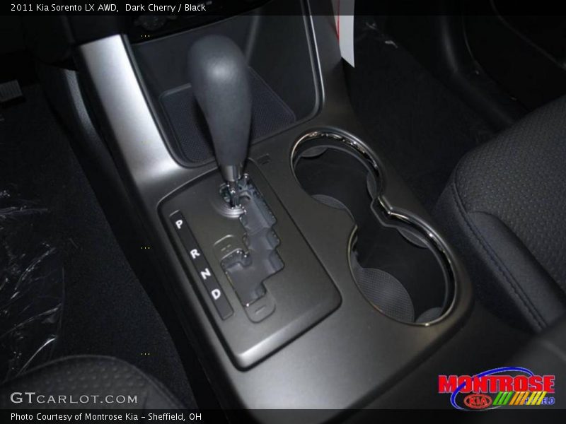 Dark Cherry / Black 2011 Kia Sorento LX AWD