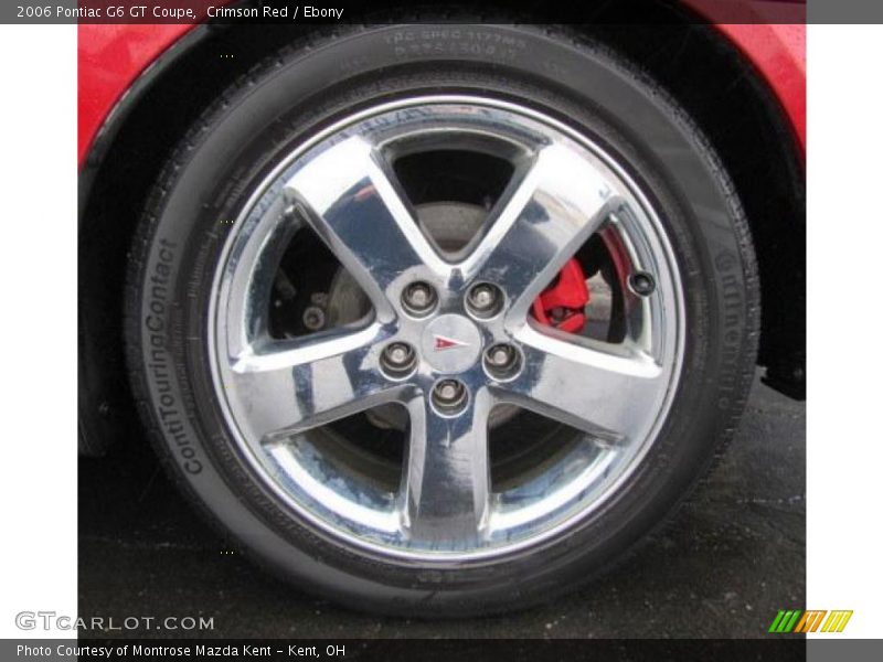 Crimson Red / Ebony 2006 Pontiac G6 GT Coupe