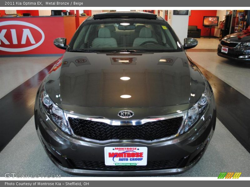 Metal Bronze / Beige 2011 Kia Optima EX