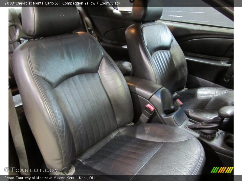  2003 Monte Carlo SS Ebony Black Interior