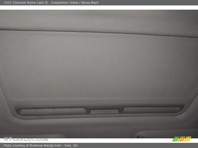 Competition Yellow / Ebony Black 2003 Chevrolet Monte Carlo SS