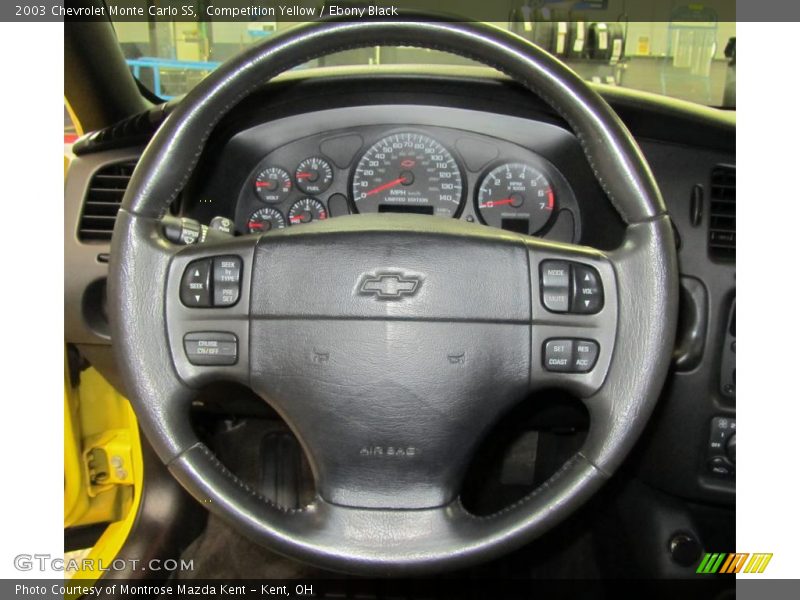 Competition Yellow / Ebony Black 2003 Chevrolet Monte Carlo SS