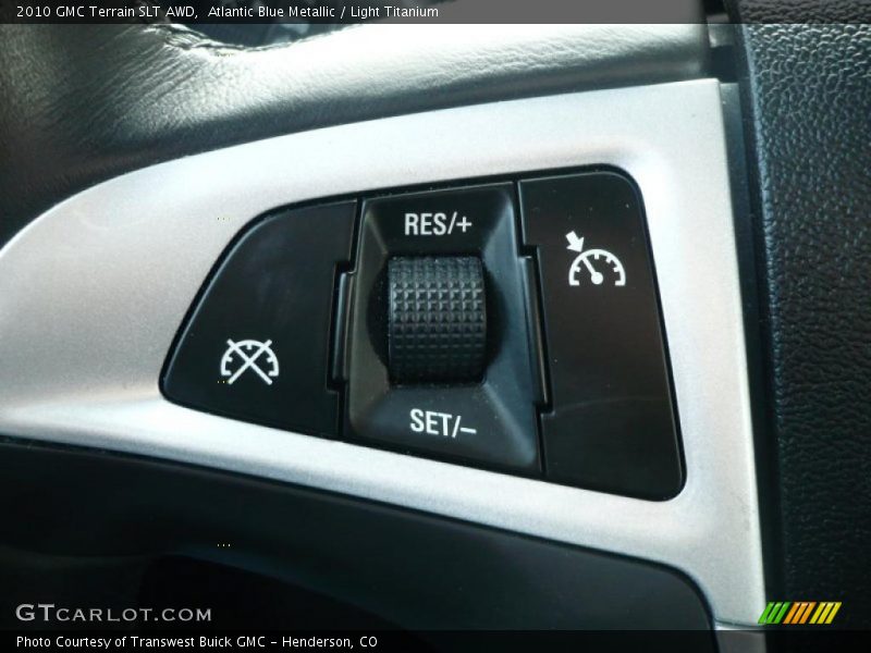 Atlantic Blue Metallic / Light Titanium 2010 GMC Terrain SLT AWD