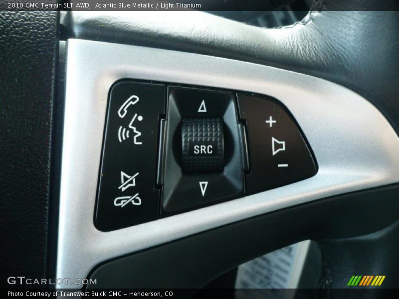 Atlantic Blue Metallic / Light Titanium 2010 GMC Terrain SLT AWD