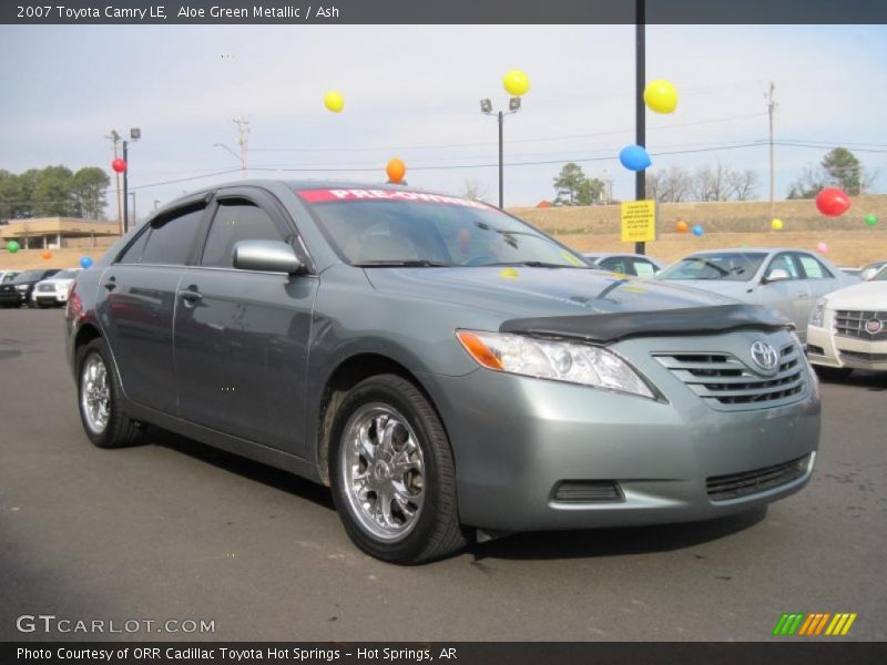 Aloe Green Metallic / Ash 2007 Toyota Camry LE