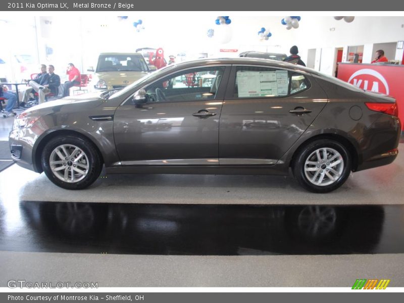Metal Bronze / Beige 2011 Kia Optima LX