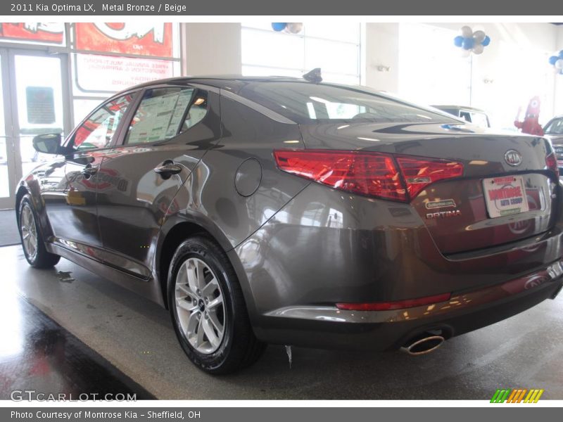 Metal Bronze / Beige 2011 Kia Optima LX
