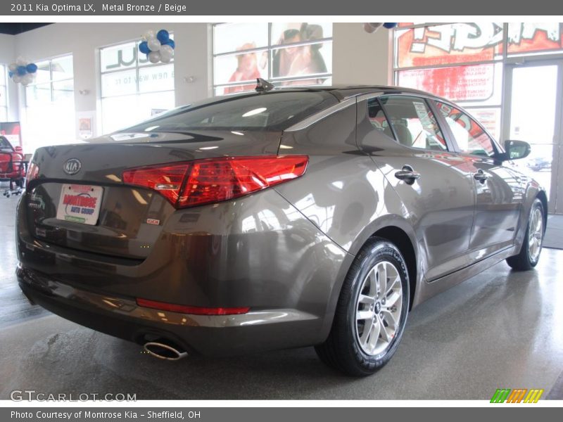 Metal Bronze / Beige 2011 Kia Optima LX