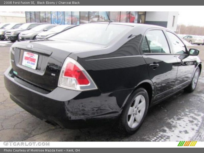 Black Ebony / Charcoal Black 2008 Ford Fusion SE
