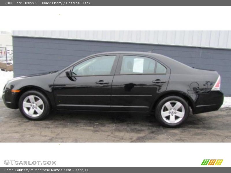Black Ebony / Charcoal Black 2008 Ford Fusion SE
