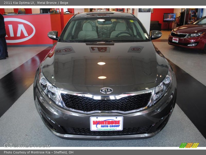 Metal Bronze / Beige 2011 Kia Optima LX