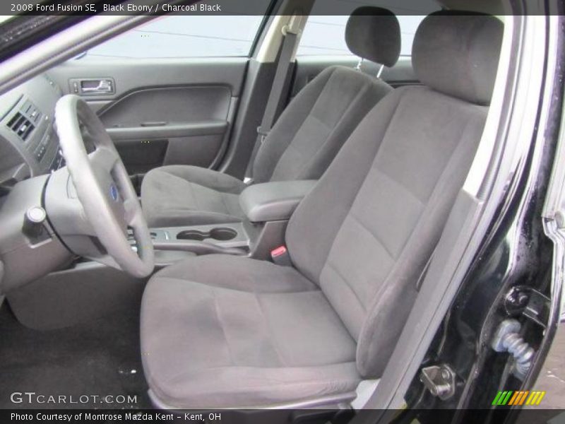 Black Ebony / Charcoal Black 2008 Ford Fusion SE