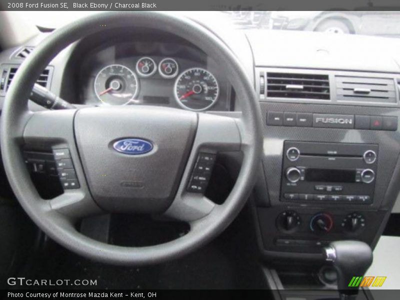Black Ebony / Charcoal Black 2008 Ford Fusion SE