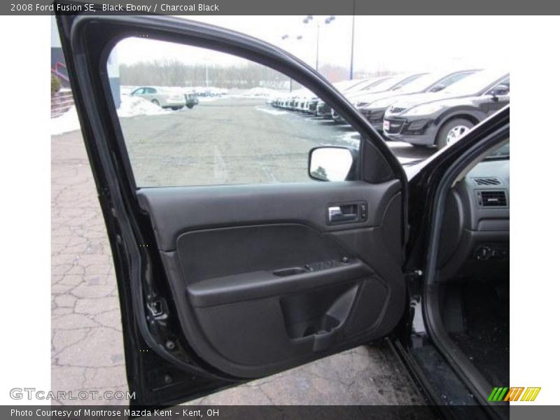 Black Ebony / Charcoal Black 2008 Ford Fusion SE