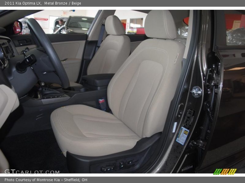 Metal Bronze / Beige 2011 Kia Optima LX