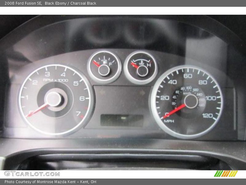 Black Ebony / Charcoal Black 2008 Ford Fusion SE