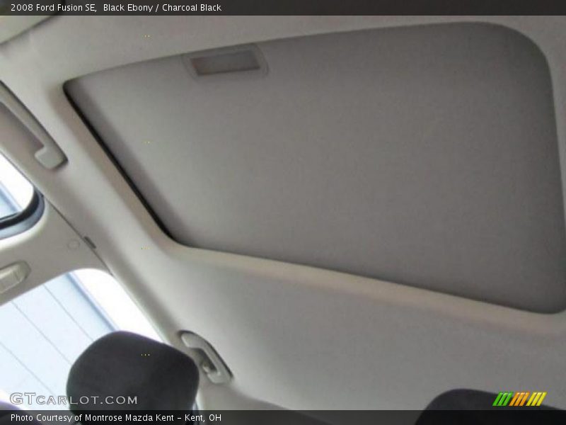 Black Ebony / Charcoal Black 2008 Ford Fusion SE