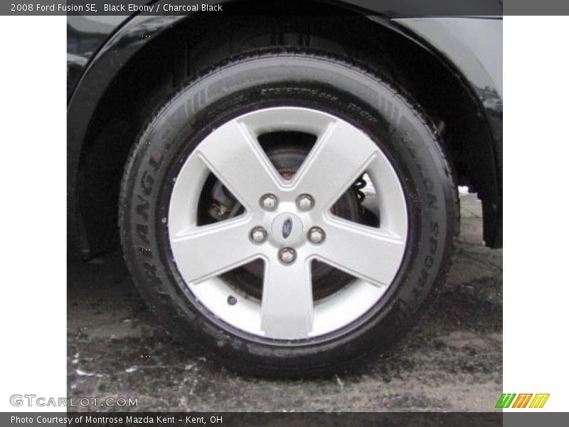 Black Ebony / Charcoal Black 2008 Ford Fusion SE