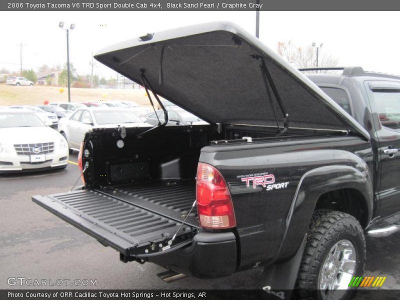 Black Sand Pearl / Graphite Gray 2006 Toyota Tacoma V6 TRD Sport Double Cab 4x4