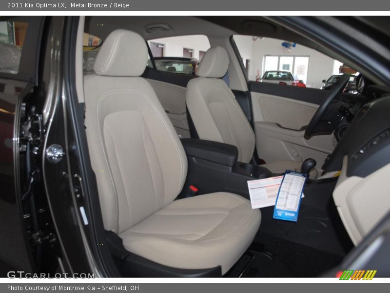 Metal Bronze / Beige 2011 Kia Optima LX