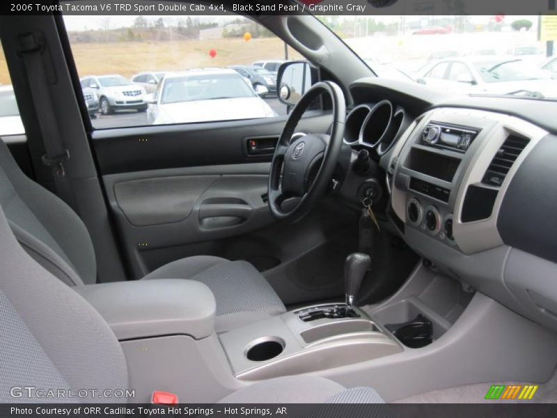  2006 Tacoma V6 TRD Sport Double Cab 4x4 Graphite Gray Interior