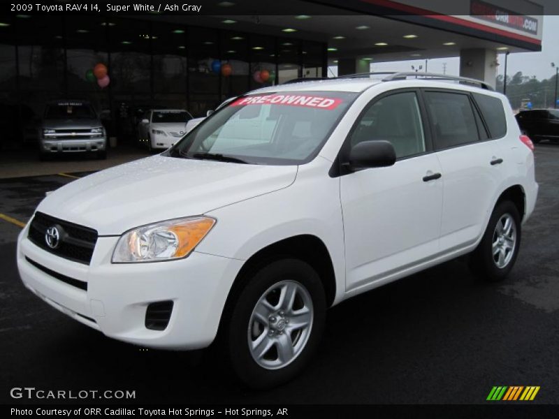 Super White / Ash Gray 2009 Toyota RAV4 I4