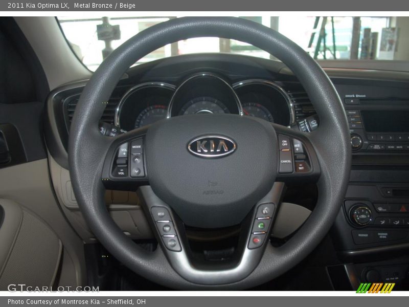 Metal Bronze / Beige 2011 Kia Optima LX