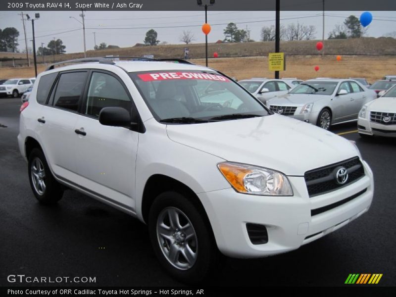 Super White / Ash Gray 2009 Toyota RAV4 I4