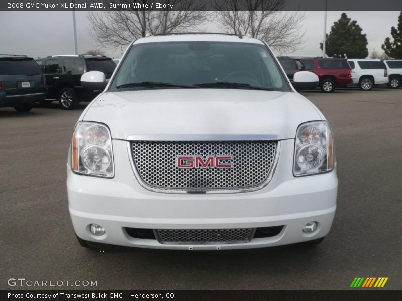 Summit White / Ebony 2008 GMC Yukon XL Denali AWD