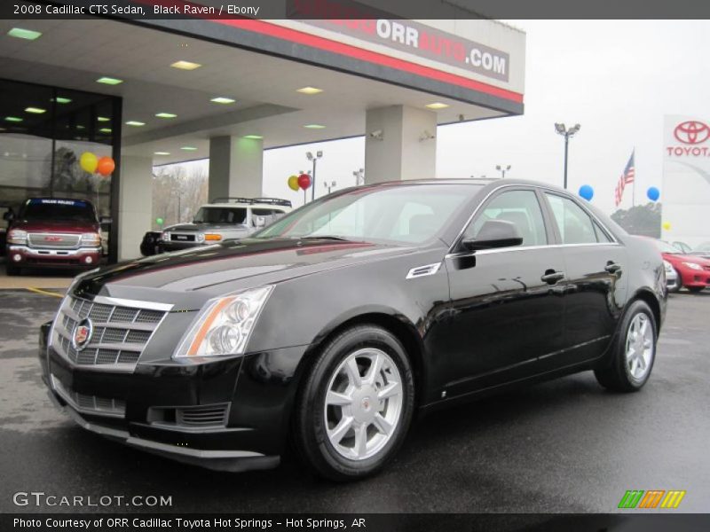 Black Raven / Ebony 2008 Cadillac CTS Sedan