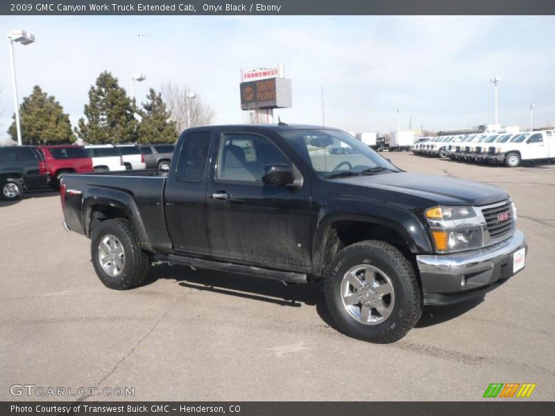 Onyx Black / Ebony 2009 GMC Canyon Work Truck Extended Cab
