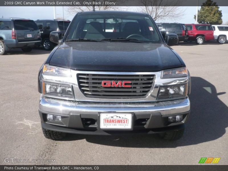 Onyx Black / Ebony 2009 GMC Canyon Work Truck Extended Cab
